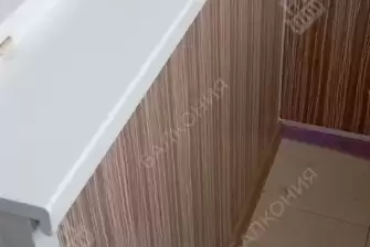 Отделка балкона сапожок с утеплением