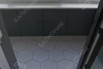 Установка шкафа на балконе