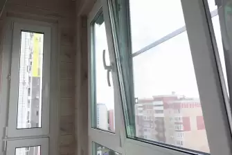 Отделка лоджии с окном для кондиционера