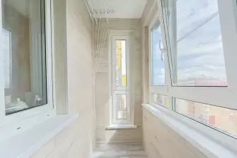 Отделка лоджии с окном для кондиционера