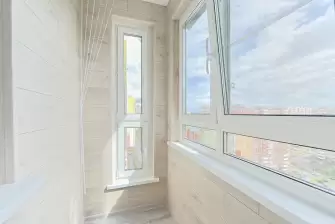 Отделка лоджии с окном для кондиционера