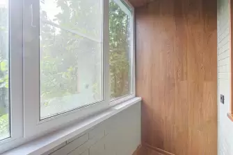 Объединение  светлого балкона с детской