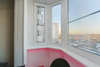 Отделка с объединением балкона и комнаты