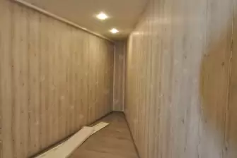 Отделка балкона под ключ с теплым остеклением ПВХ Рехау