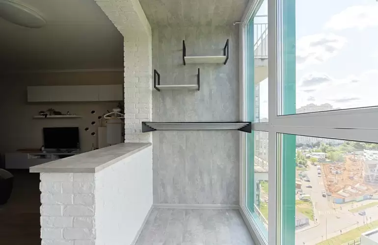 Объединение лоджии с комнатой и остекление вторым контуром